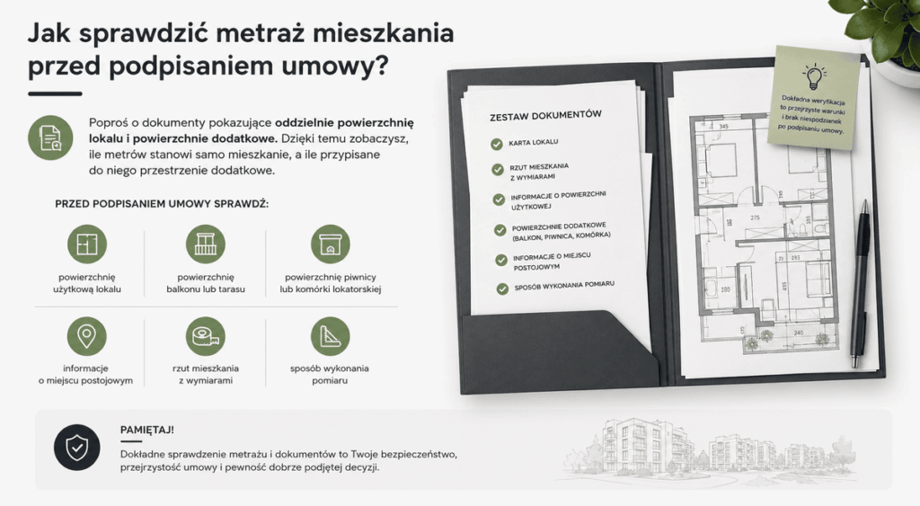 Jak sprawdzić metraż mieszkania przed podpisaniem umowy?